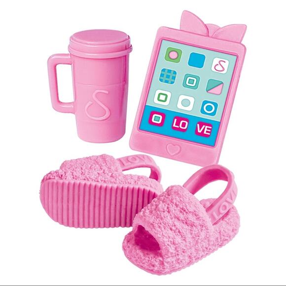 Steffi Love Relax Pop Blonde Doll Cozy Outfit Tablet Coffee Cup Play Set - Picture 4 of 7